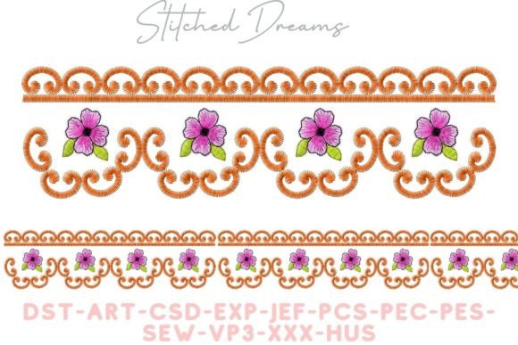 Borders with Flowers