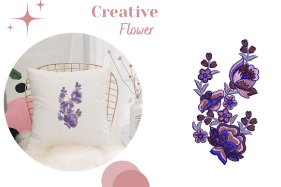 Decorative Flower: A Craft Fair-Ready Embroidery Design