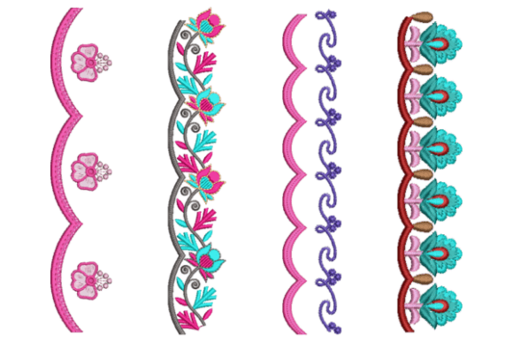 Delicate Floral Borders: Soft, Timeless Charm for Handmade Gifts
