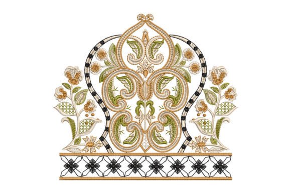 Floral Crown Embroidery Design Review