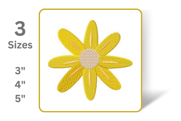 Floral Embroidery Design: A Timeless Single Flower for Handmade Gifts