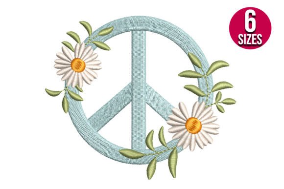 Floral Peace Sign