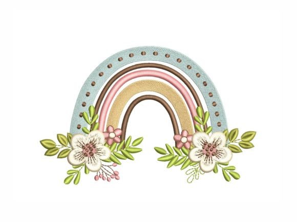 Floral Rainbow Embroidery Design Review