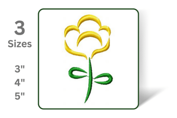 Single Flower: A Seasonal Embroidery Staple