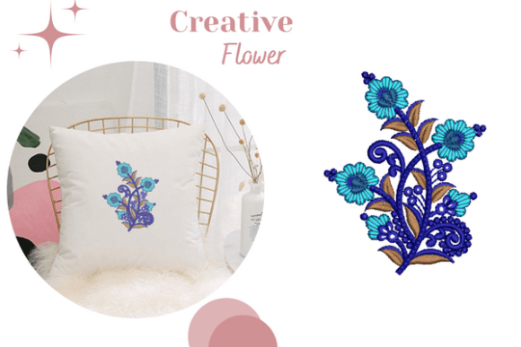 Stylish Flower: A Craft Fair-Ready Floral Embroidery Design